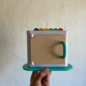 Colorful Wooden Activity Cube for Kids